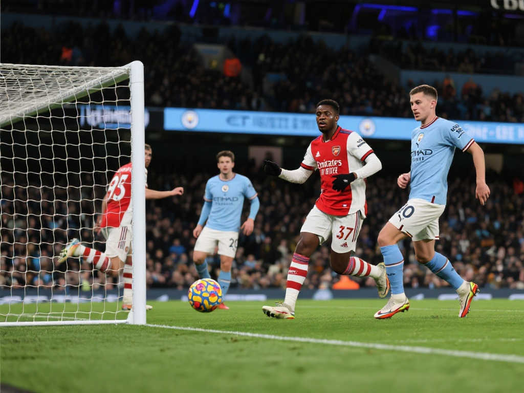 【英超】阿森纳火力全开5-1狂胜曼城，哈兰德进球难救主